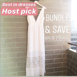 Lace it up maxi dress